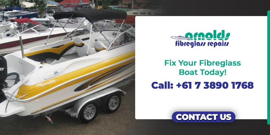 Contact us to get professional boat gelcoat repairs and fix your boat is Arnolds Fibreglass repairs